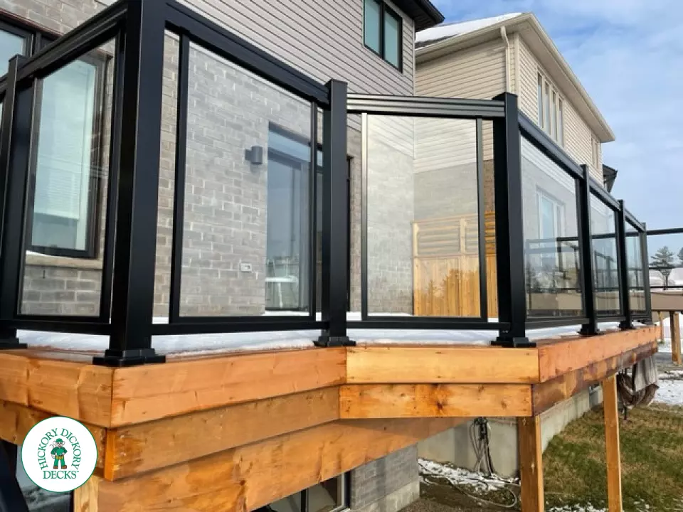 Pressure Treated High Deck in Kitchener Ontario