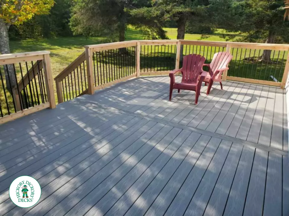 Fiberon custom deck in Moncton