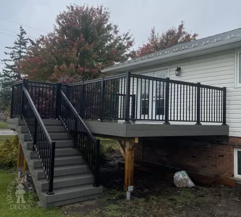 Timbertech deck in Welland Ontario Timbertech deck in Welland Ontario