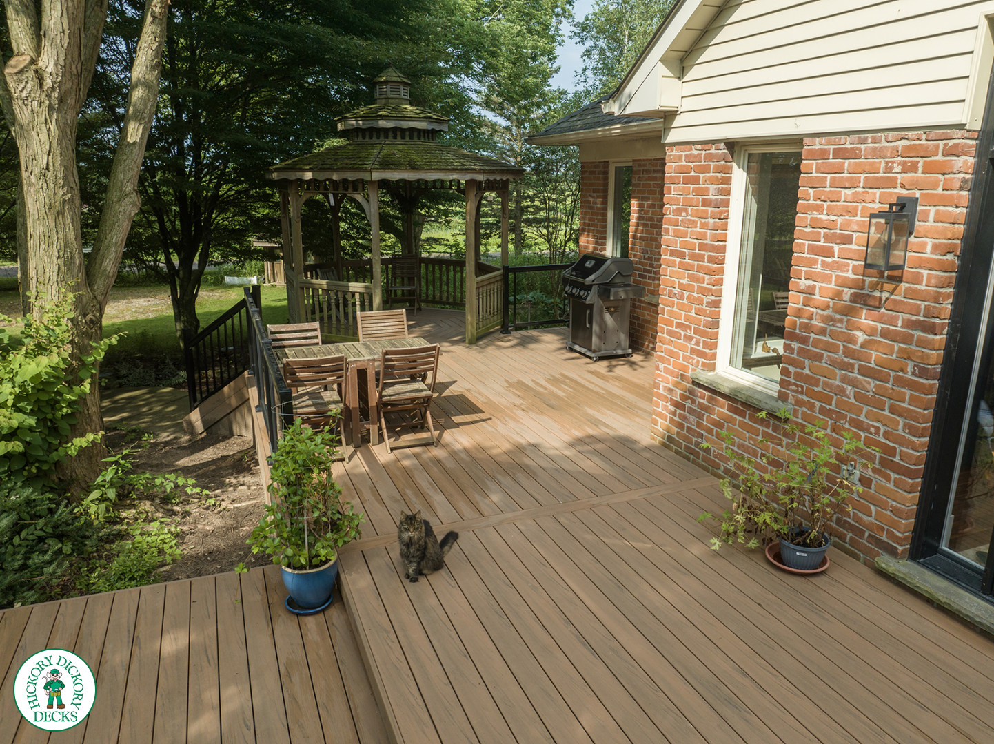 Large TruNorth Tigerwood Deck