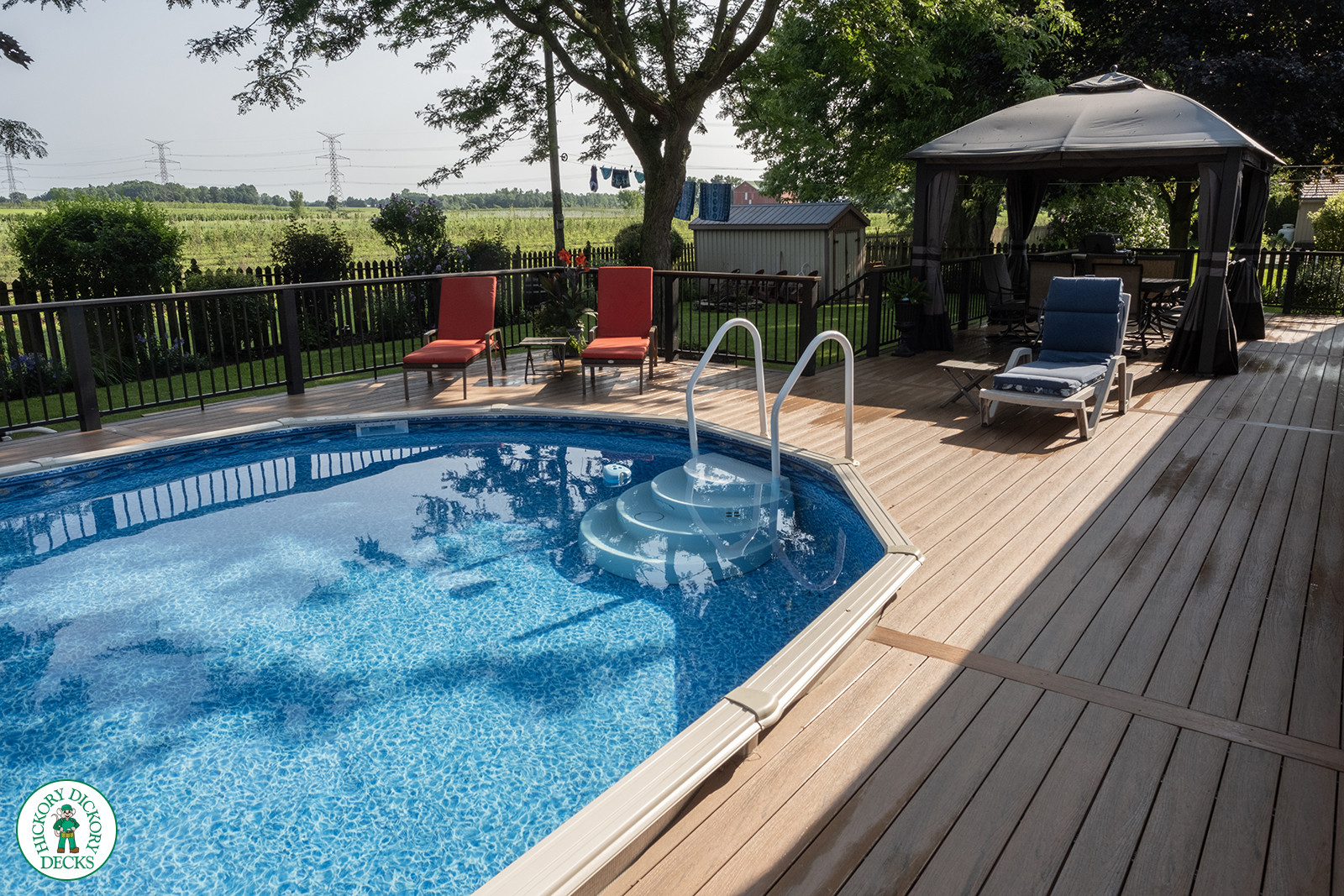 Tigerwood TruNorth Pool Deck