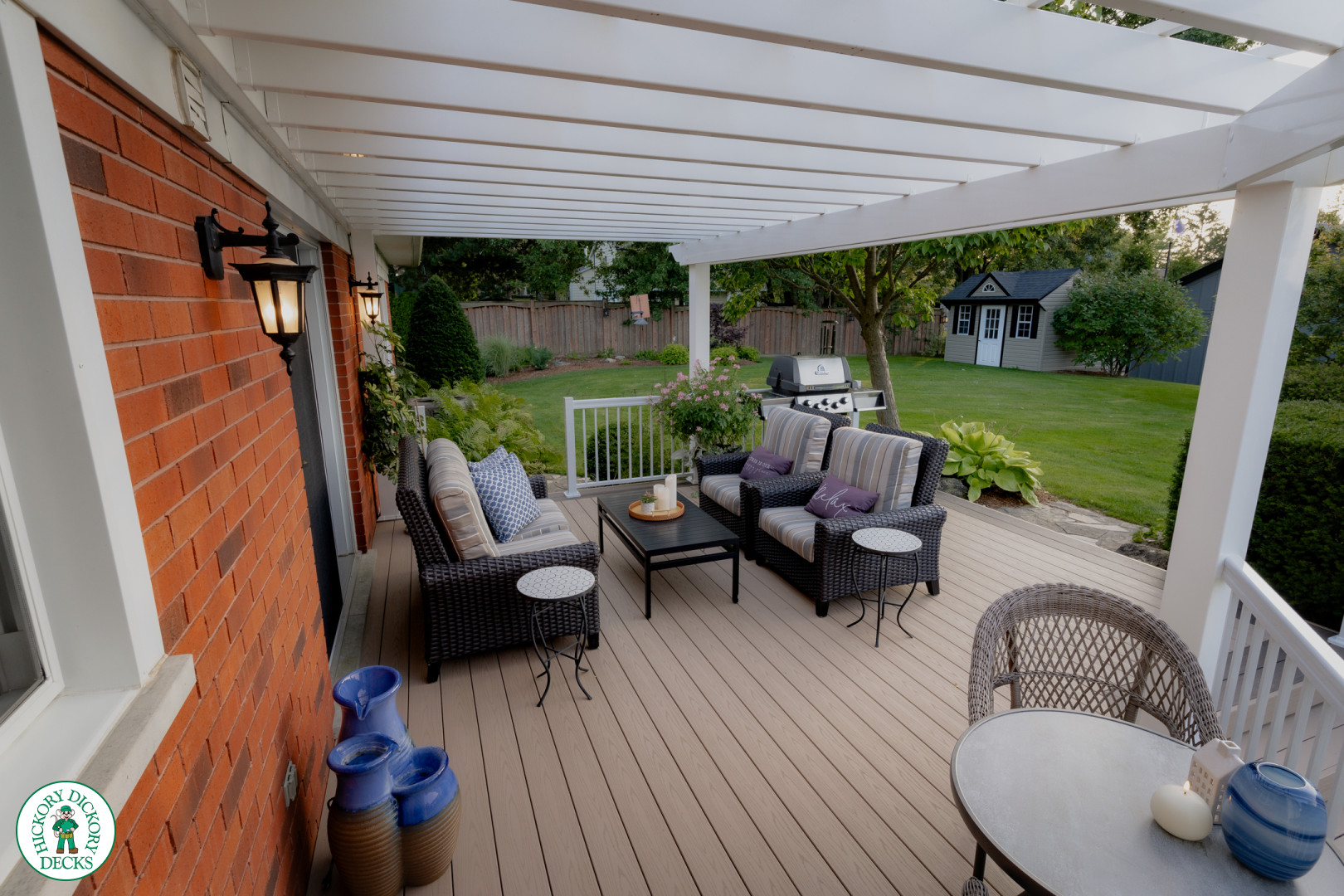 Timbertech Deck in Wilmot Township with Pergola