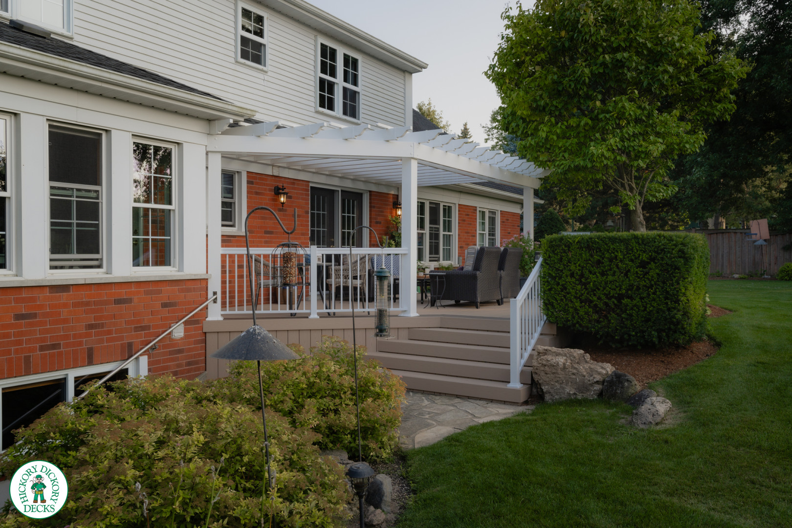 Timbertech Deck in Wilmot Township with Pergola