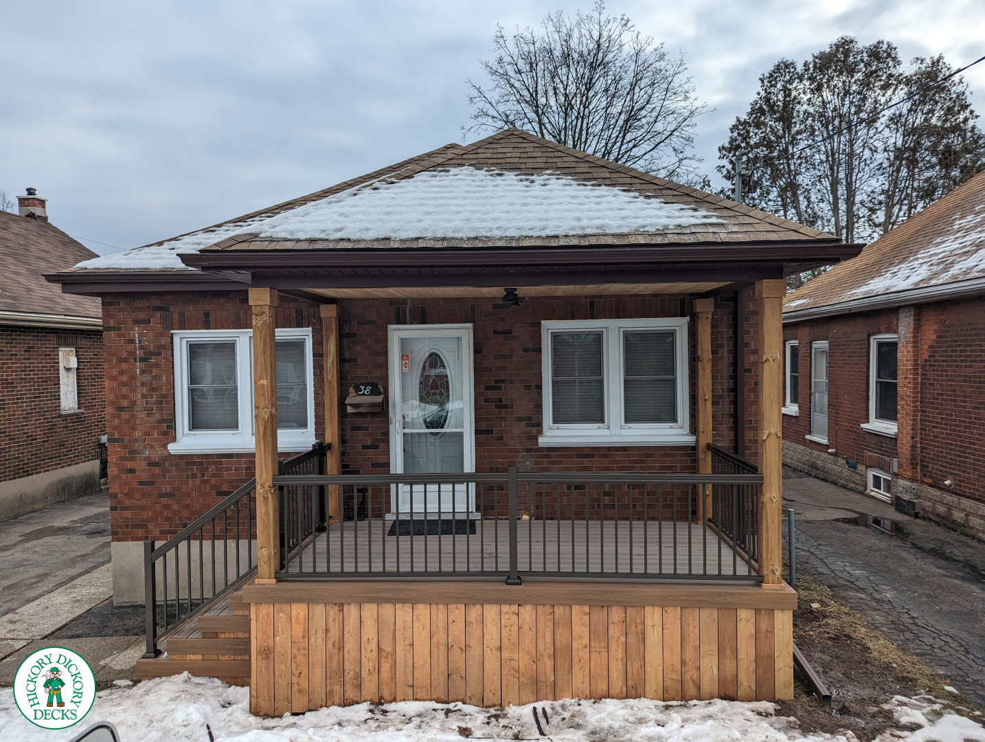 Fiberon porch in Brantford