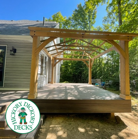 Armadillo deck with gazebo in Bala, Ontario