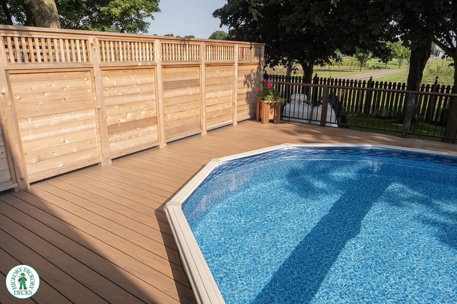 Tigerwood TruNorth Pool Deck