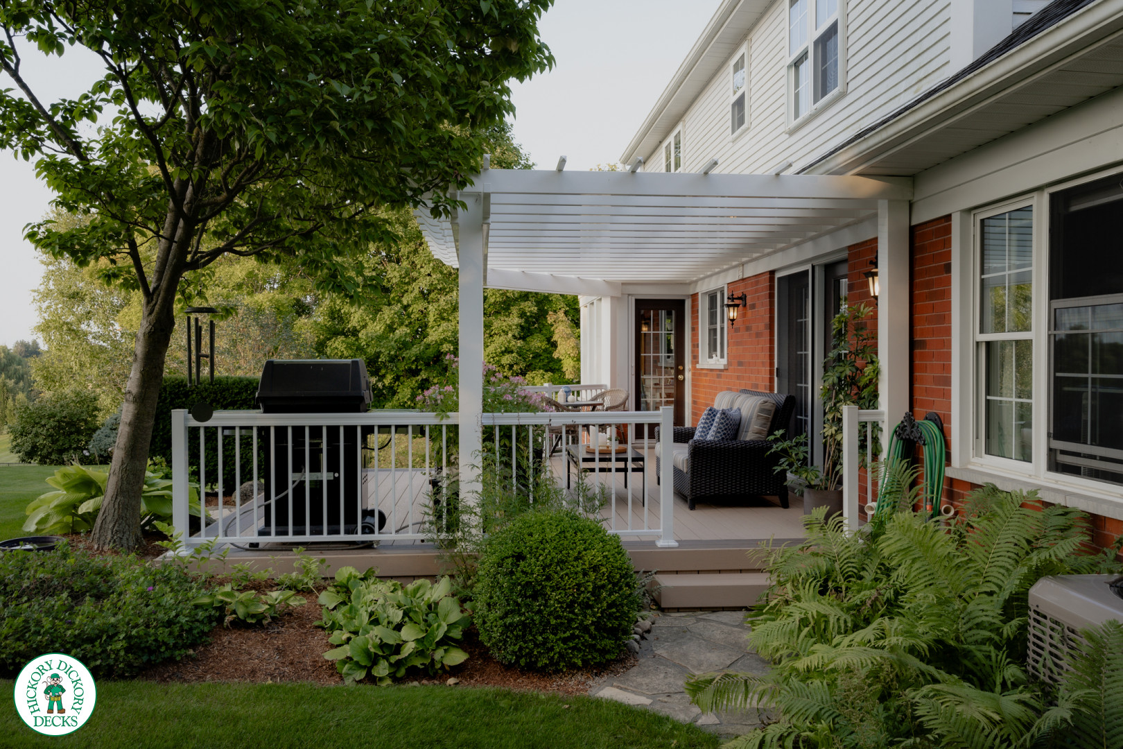 Timbertech Deck in Wilmot Township with Pergola