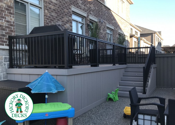 Azec deck aluminum railing