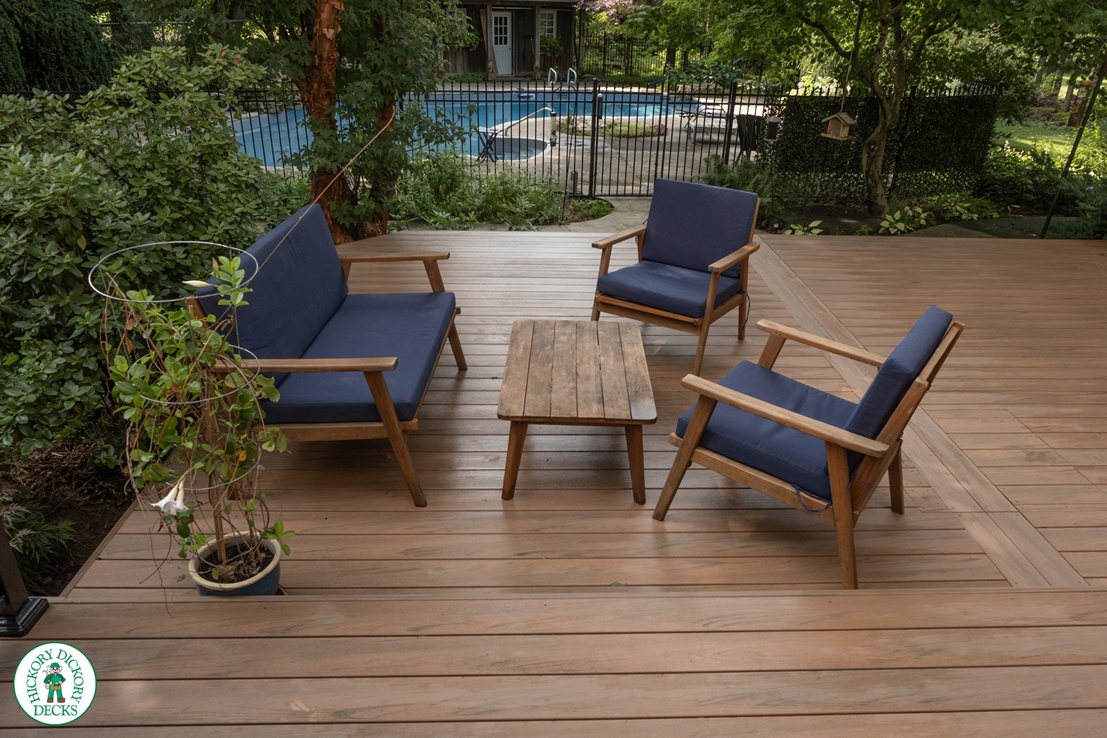 Large TruNorth Tigerwood Deck