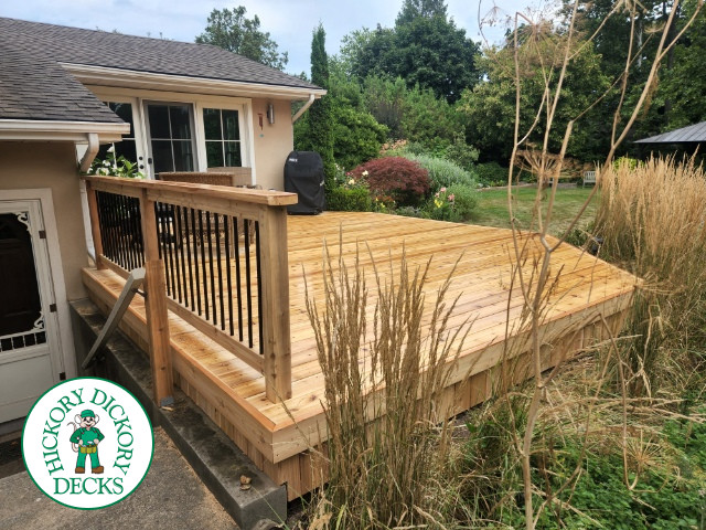 Custom Cedar Deck in Niagara