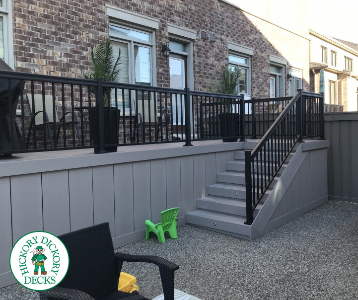 Azec deck aluminum railing