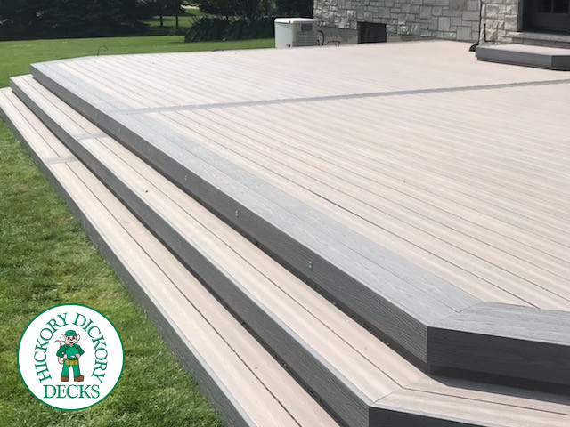 Large Fiberon deck with pattern board