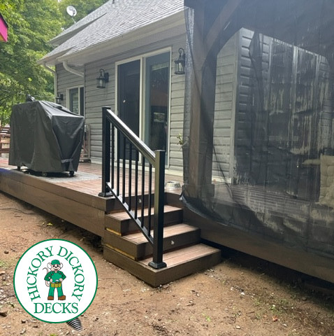 Armadillo deck with gazebo in Bala, Ontario