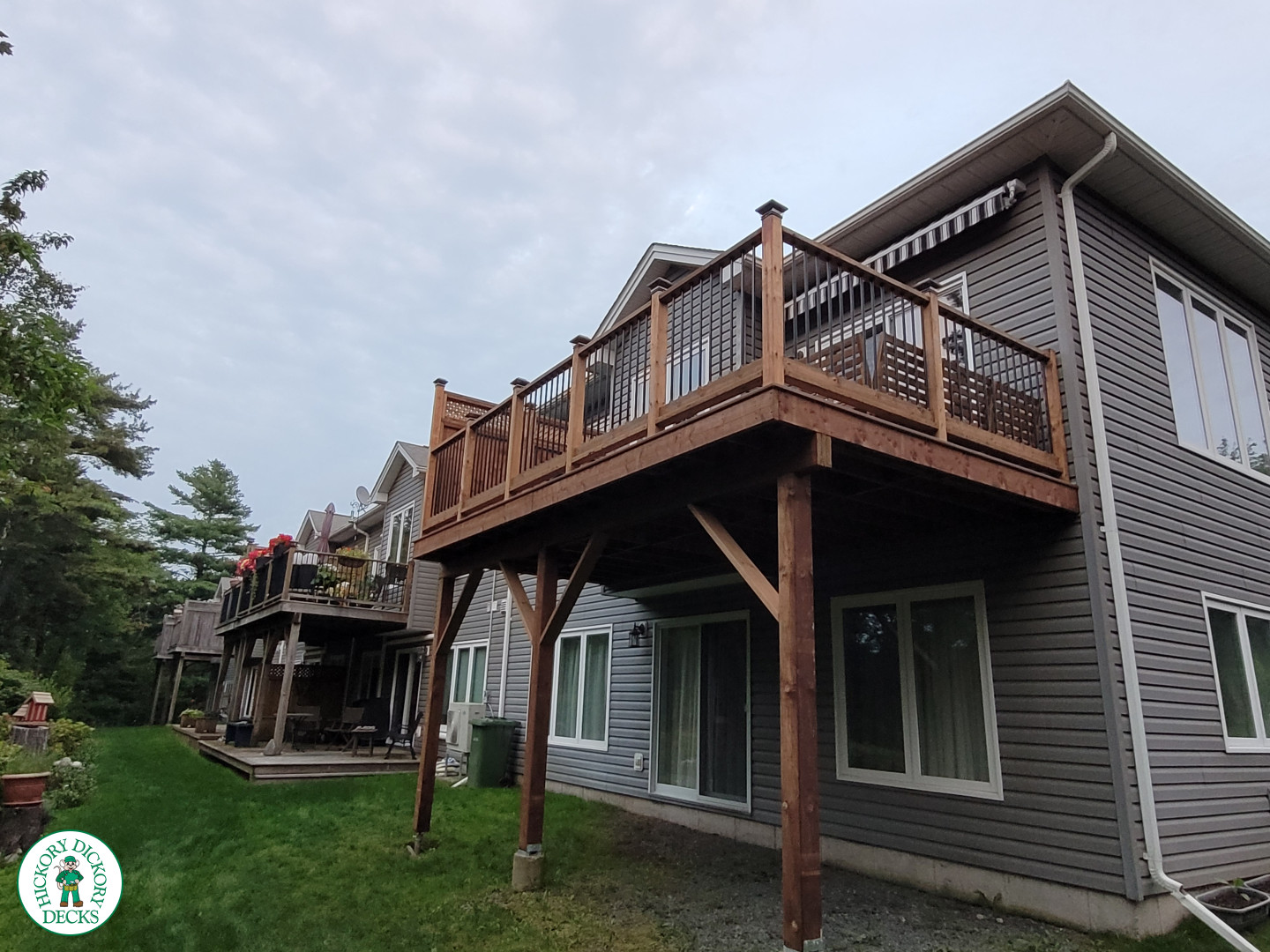 cedar rail fiberon deck